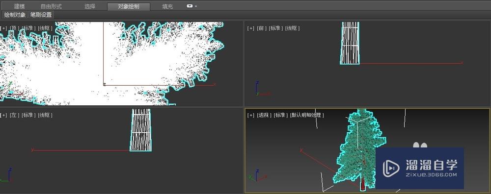 3DMax如何制作树？