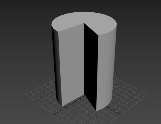 怎么在3dmax中画半圆柱