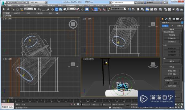 3DMax中如何创建盏泛光灯？