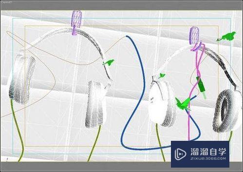 3Ds Max制作悬挂在浴室内耳机的教程