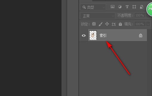为什么Photoshop打开png图像后却无法编辑，图层有个（索引）？