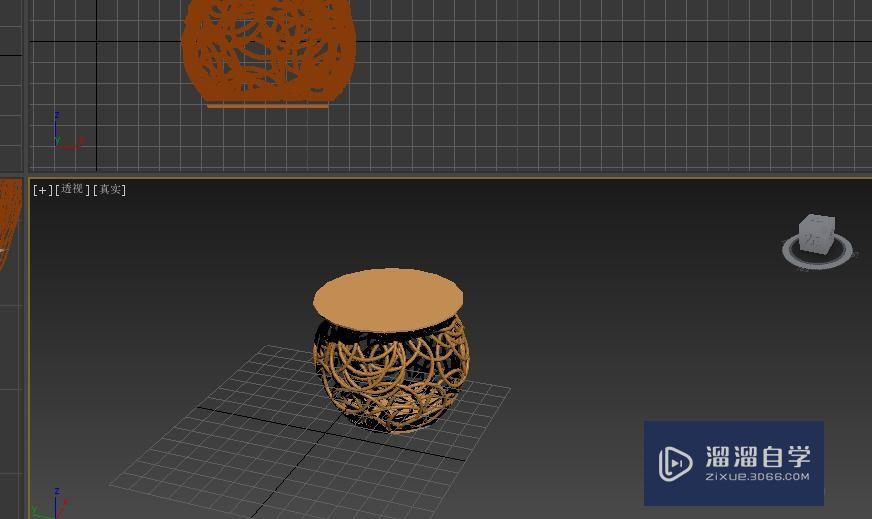 3DMax藤条桌子的制作