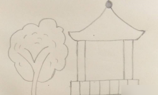 亭子怎么画？