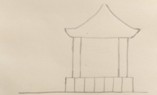 亭子怎么画？