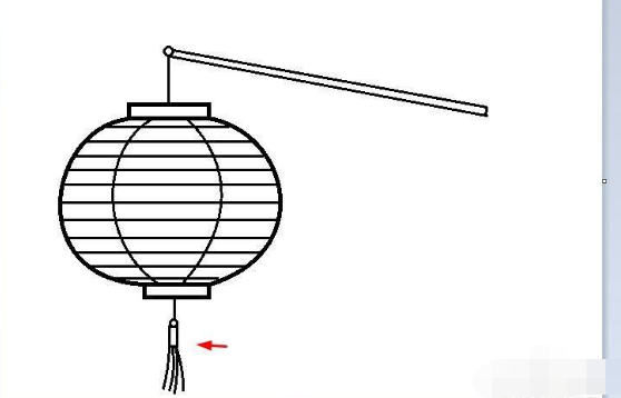 简笔灯笼怎么画？