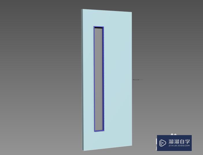 3DMax中利用矩形和挤出工具制作门