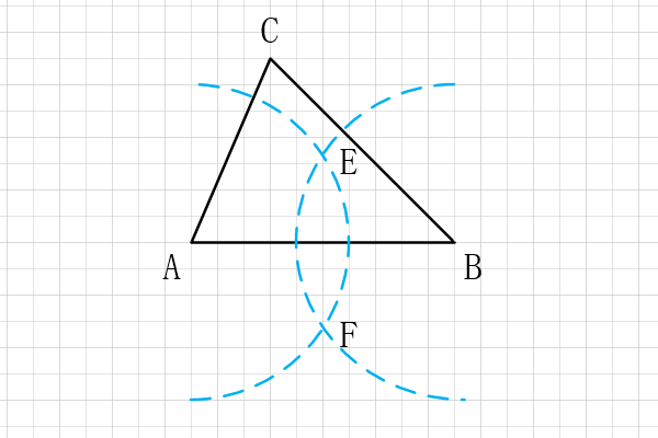 三角形中线的画法图片