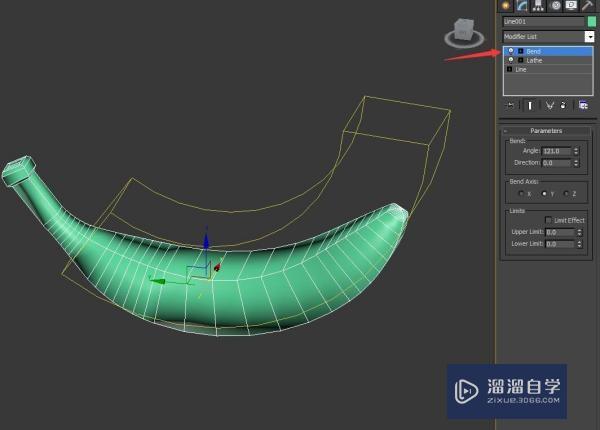 3DMax做香蕉的步骤