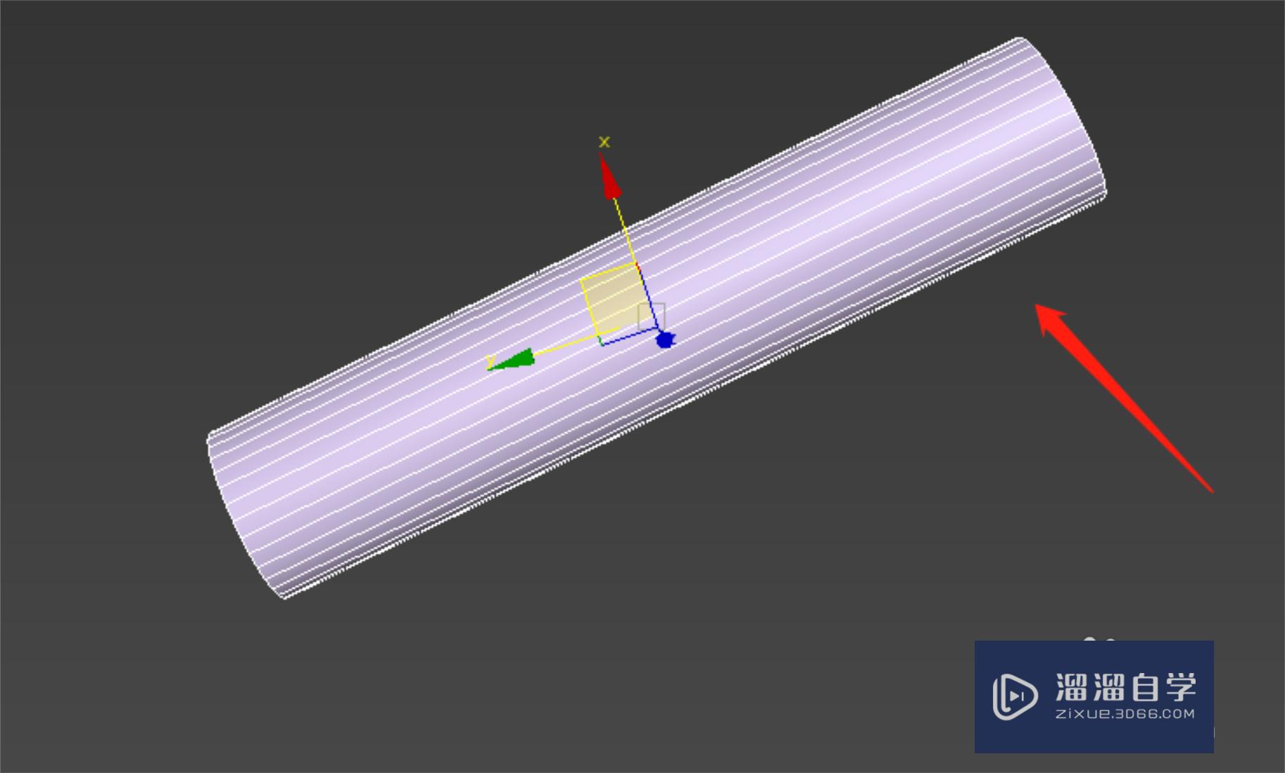 3DMax怎么把线条变成圆柱模型？