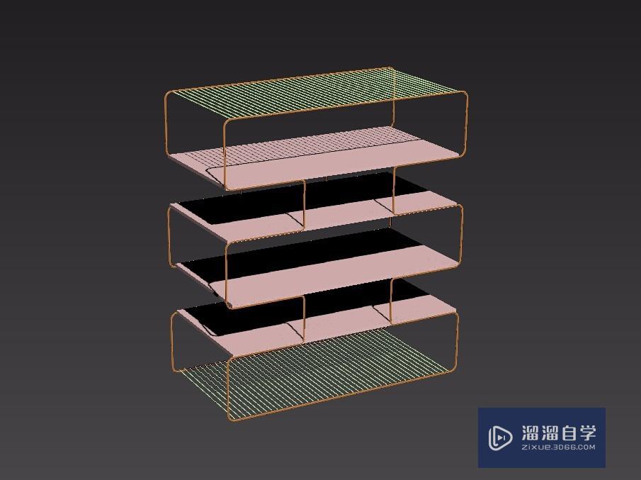 3Ds Max制作搁物架