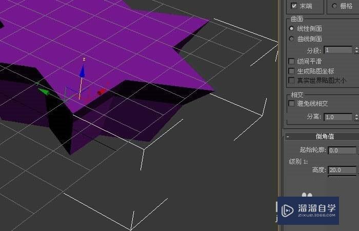 3DMax使用倒角命令绘制立体六角形模型