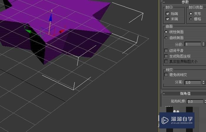 3DMax使用倒角命令绘制立体六角形模型