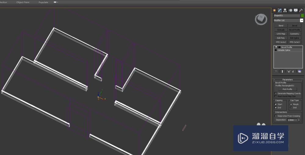 3D Max 快速踢脚线建模