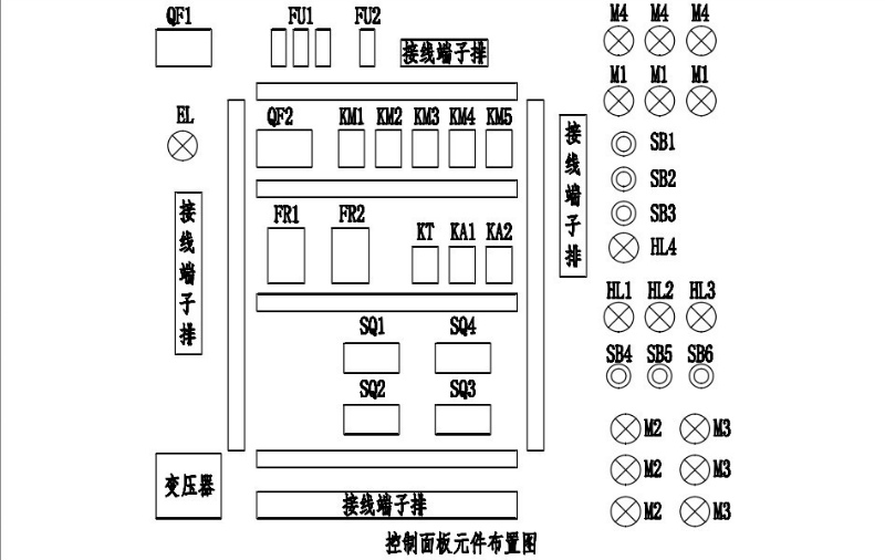 电气元件布置图怎么画图片