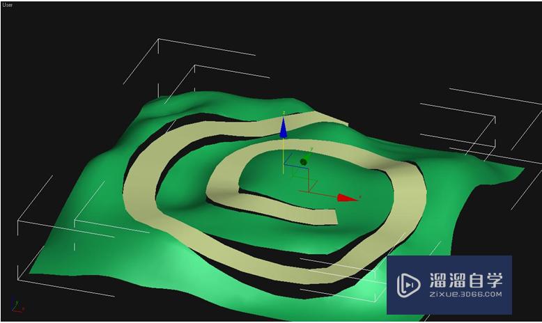 3DMax做高差地形的方法