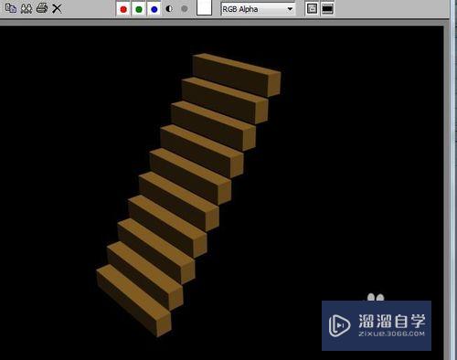 3DMax2010楼梯的建模