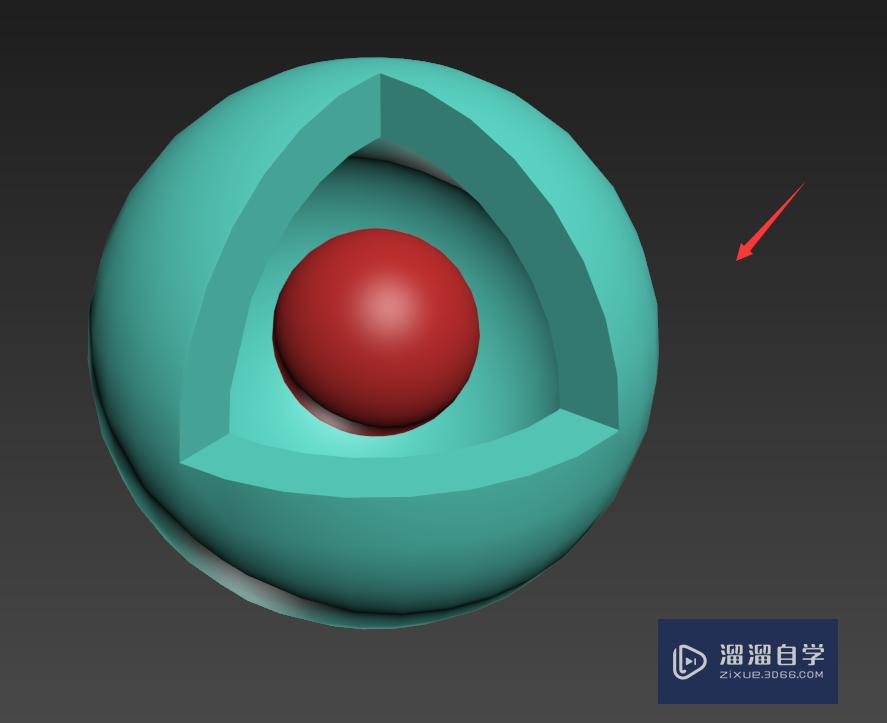 3D Max怎样做核壳结构？