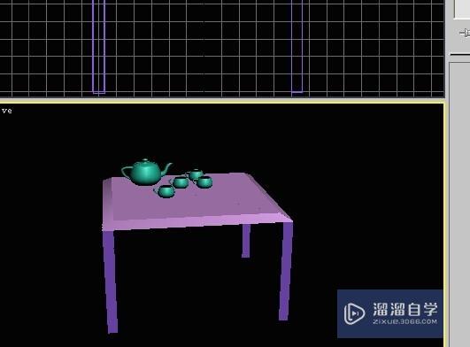 如何用3DSMax9制作餐桌茶具等？