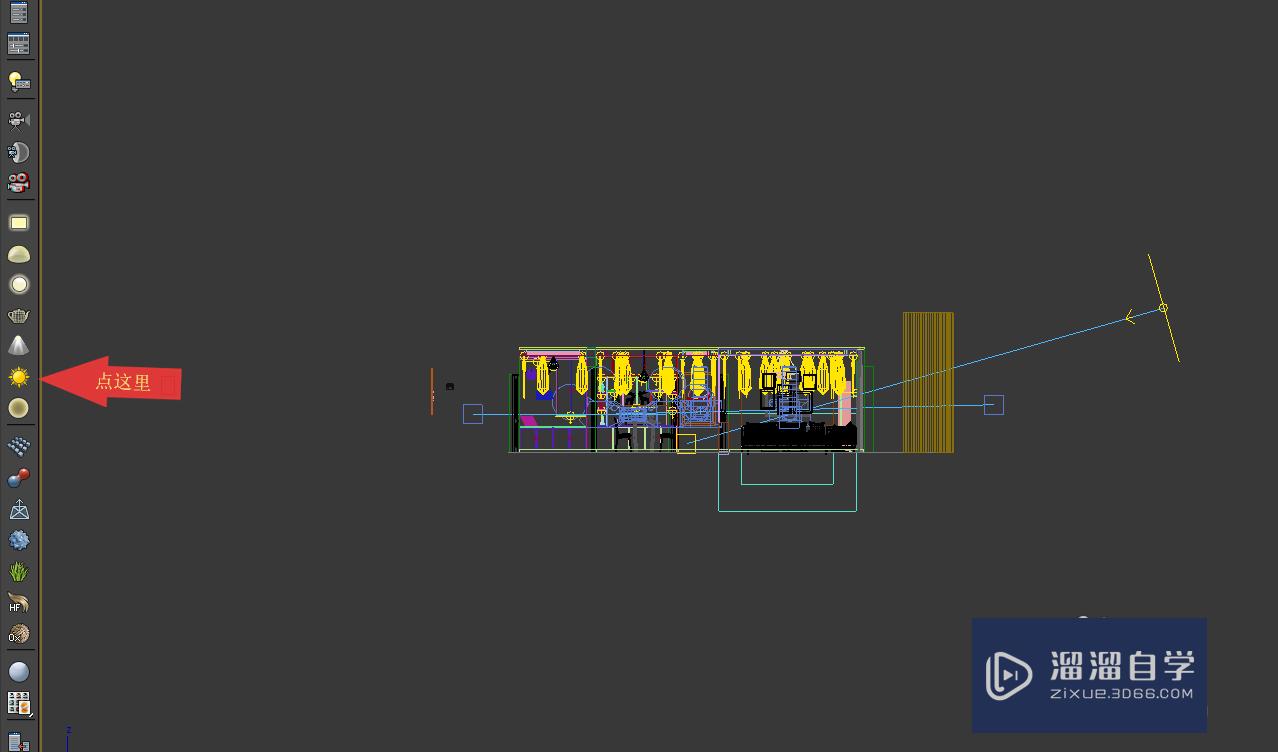 3DMax2014太阳灯光怎么打？