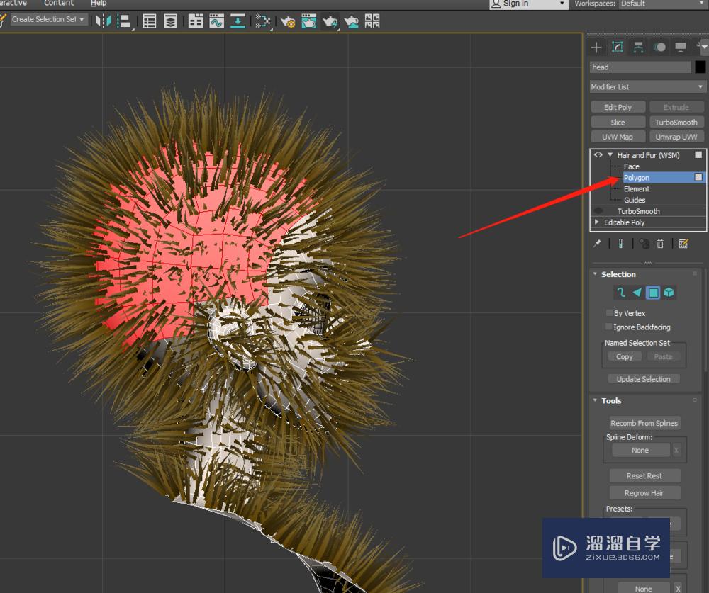 3DMax人物头发怎么做？