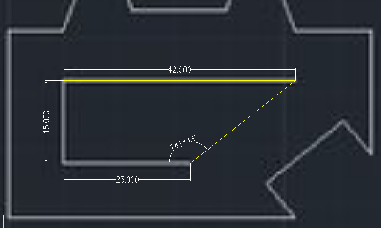 CAD制图最后一条线怎样画？
