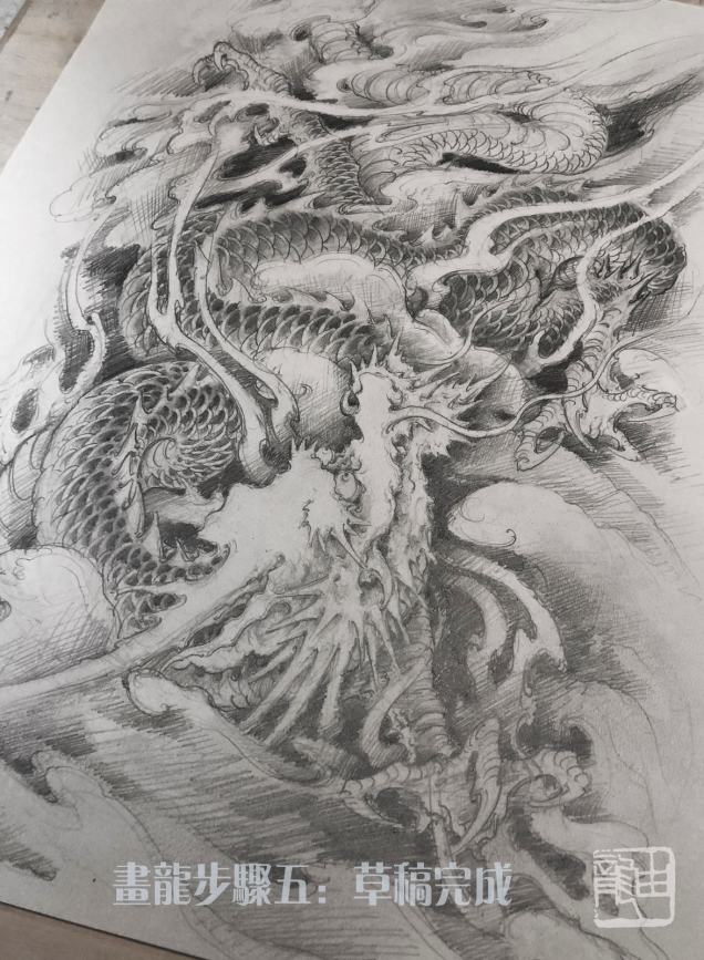 怎样画中国龙？