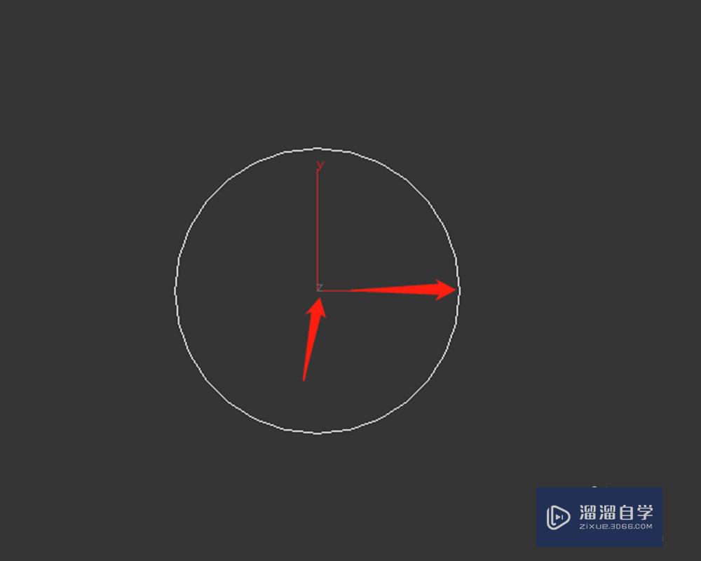 在3DMax软件模型中如何快速创建圆形？