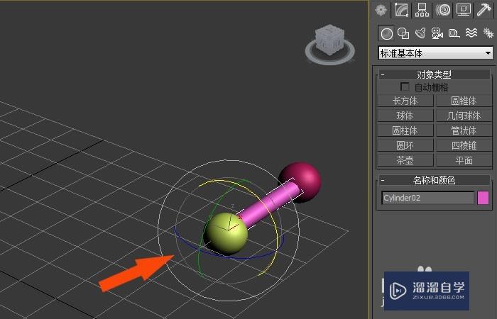 3DMax中如何创建好看的分子链模型？