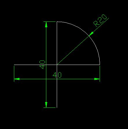 cad起点圆心角度画弧
