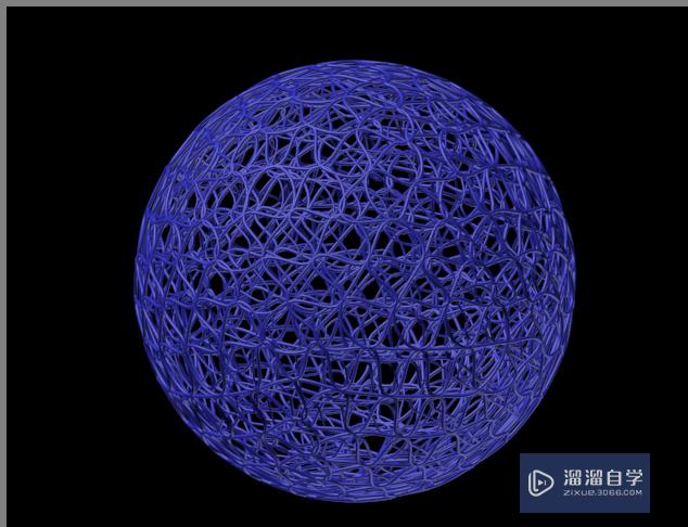 3DMax中怎么制作藤条球体？