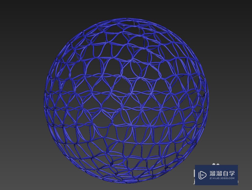 3DMax中怎么制作藤条球体？