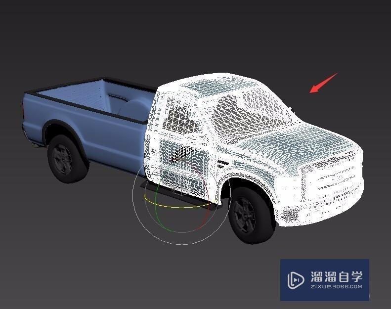 3DMax前轮先于车身转向怎么做？