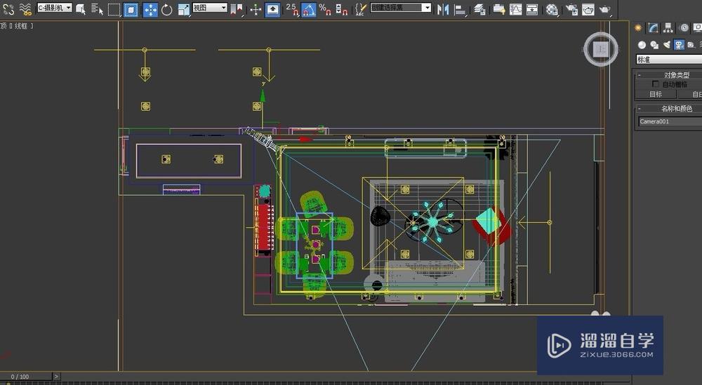 3DMax中摄像头的打法