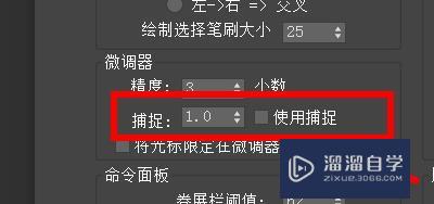 3DSMax如何设置微调器的捕捉值？