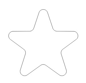 用圆画五角星的画法图片