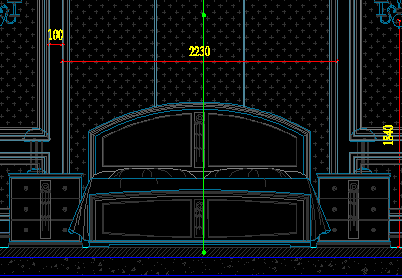cad床立面图怎么画?