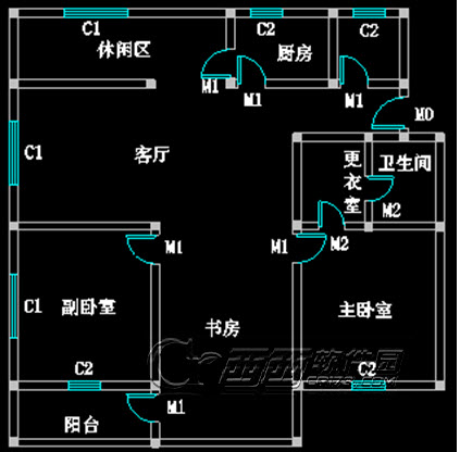 飄窗cad平面圖尺寸