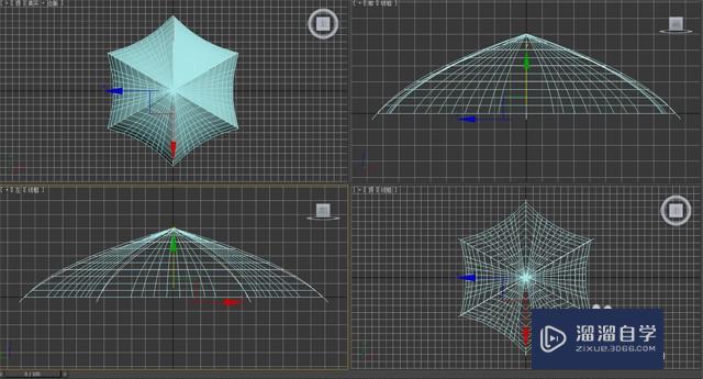 3DSMax制作3D逼真雨伞教程
