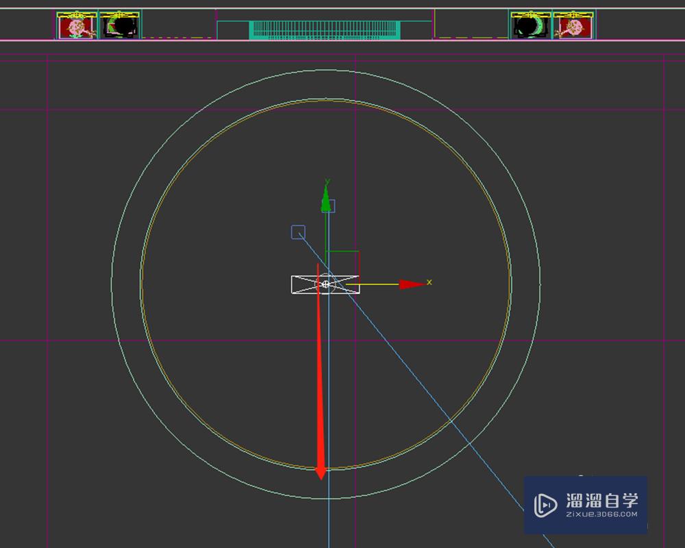 3DMax中如何快速制作餐厅圆形吊顶灯带？