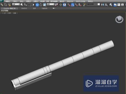 【图文】3DMax做写字圆珠笔模型的建模教程