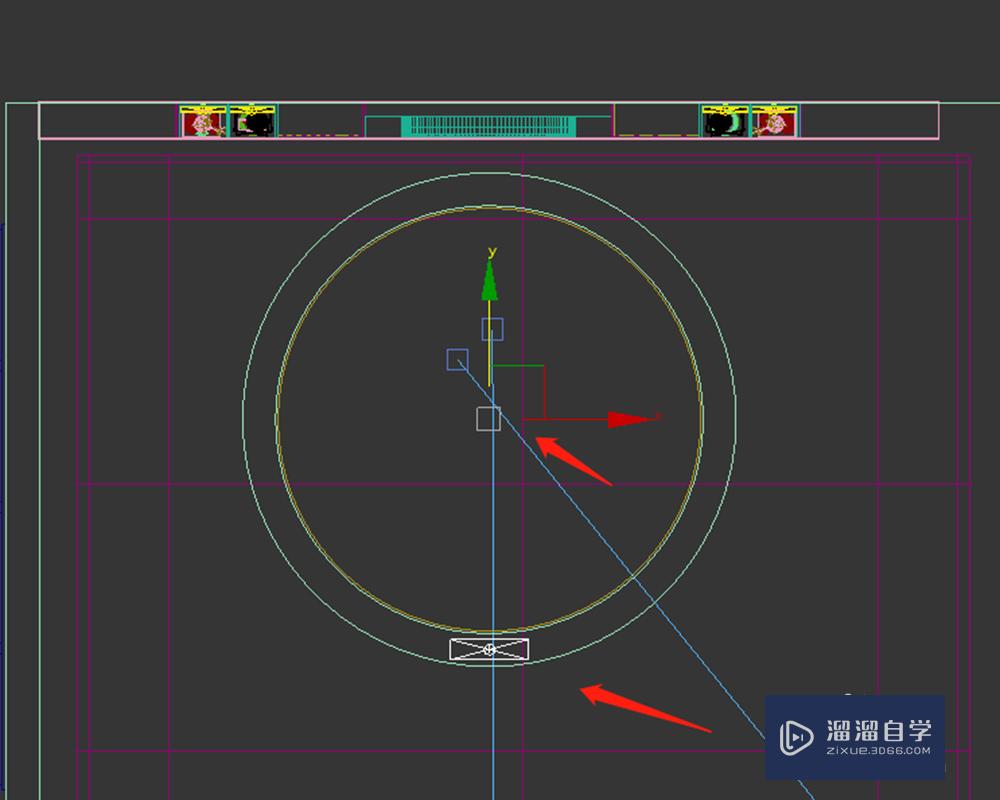 3DMax中如何快速制作餐厅圆形吊顶灯带？