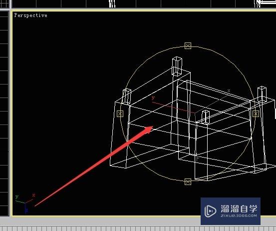 3DSMax中如何实现物体的整体旋转和视图的旋转？