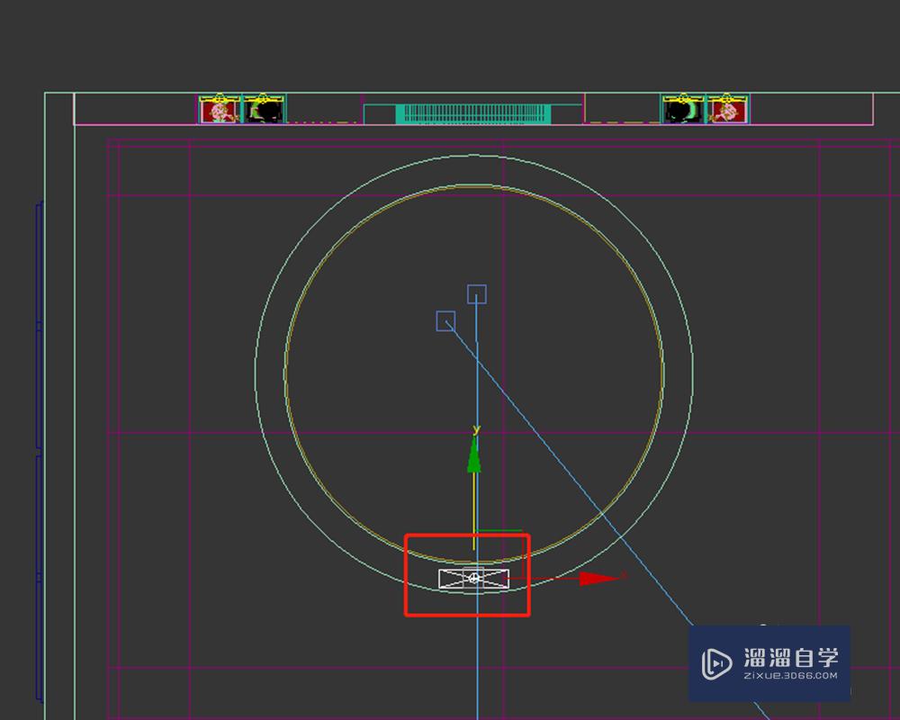 3DMax中如何快速制作餐厅圆形吊顶灯带？