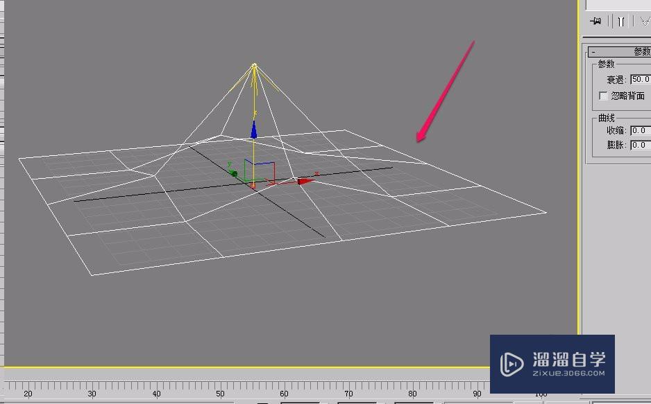 3Ds Max“影响区域”之变形器本身的使用