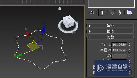 3DMax利用倒角剖面来做水果盘