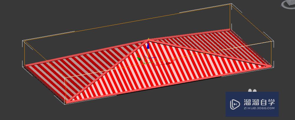 3DMax制作房屋彩钢尖顶