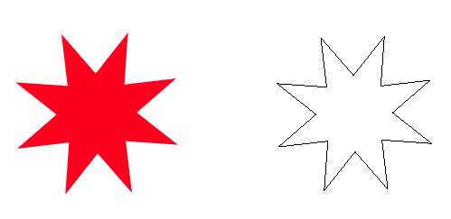 ps里面怎么画多角星