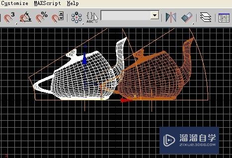 3DSMax中快速复制中关联、参考复制对比