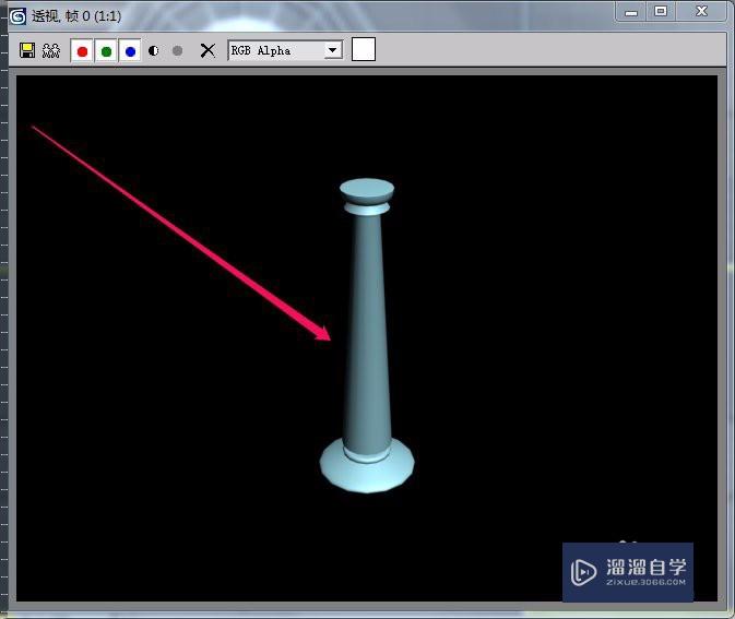 3Ds Max使用车削方法制作柱子