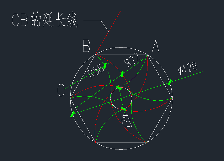 cad圆弧三点画法快捷键